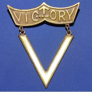 WWII V Victory Pin