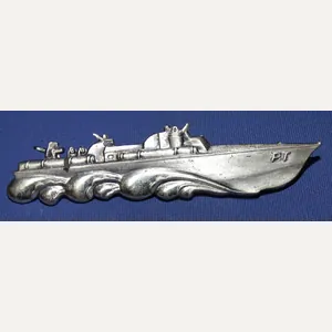 WWII USN Sterling PT Boat Pin