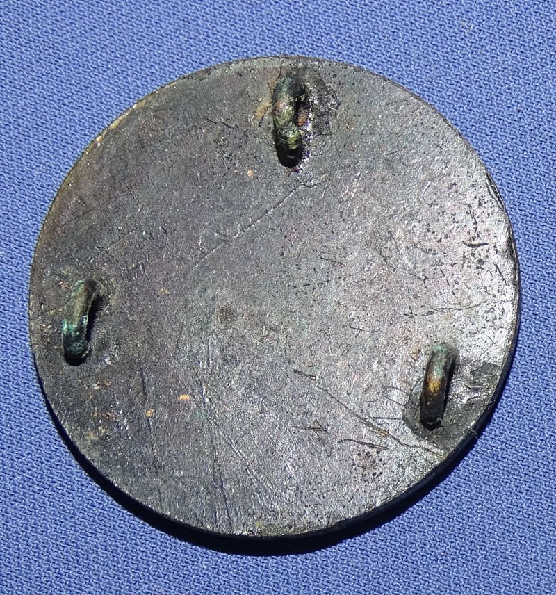 WWI Infantry Co K Collar Disk – Loops on the Reverse — image 2