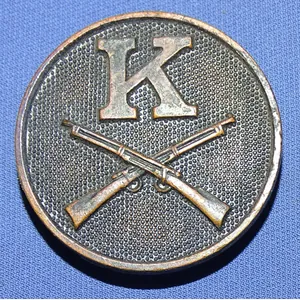WWI Infantry Co K Collar Disk – Loops on the …