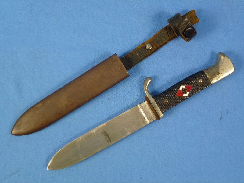 1940 Dated Double Marked Hitler Youth Dagger by Richard Abr. Herder, M7/18 — image 2
