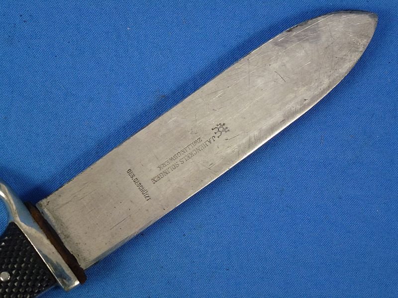 Hitler Youth Dagger by J.A. Henckels with Light 'Blut und Ehre' Motto — image 5
