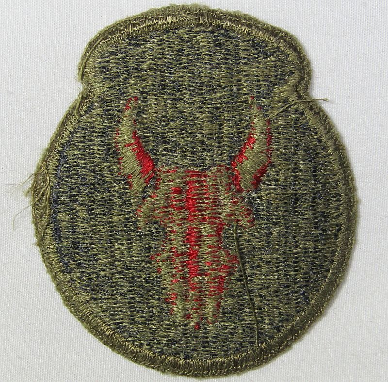 34th Infantry Division OD Border Greenback Patch — image 2