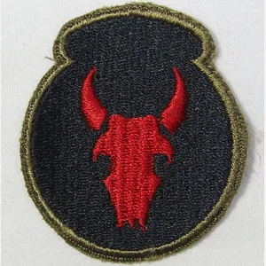 34th Infantry Division OD Border Greenback Patch