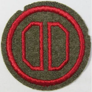31st Infantry Division Patch on Wool