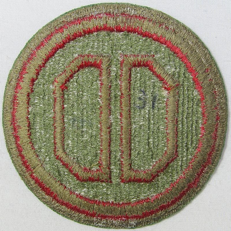 31st Infantry Division OD Border Greenback Patch — image 2
