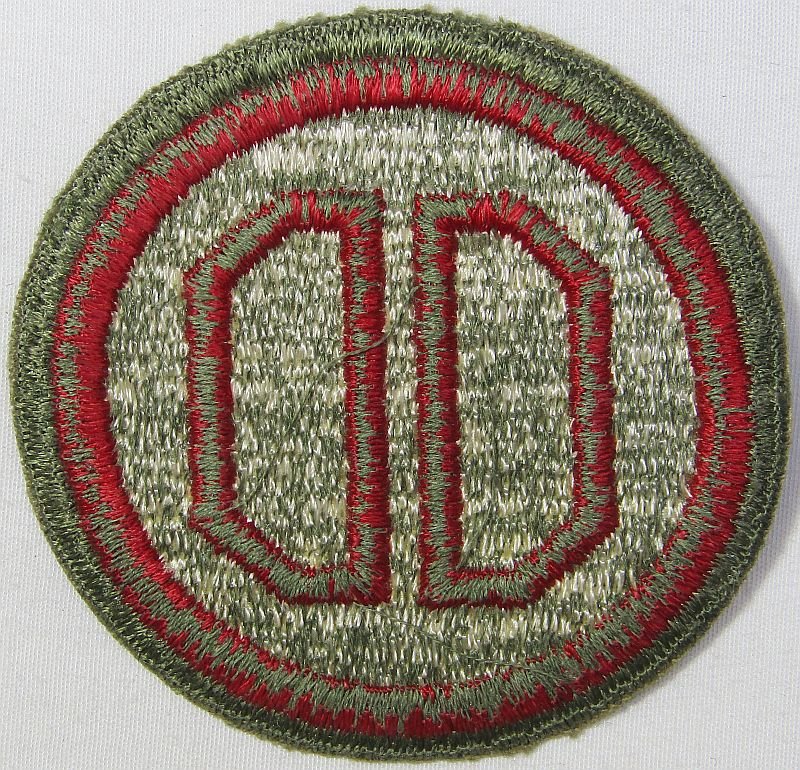 31st Infantry Division OD Border Greenback Patch — image 2