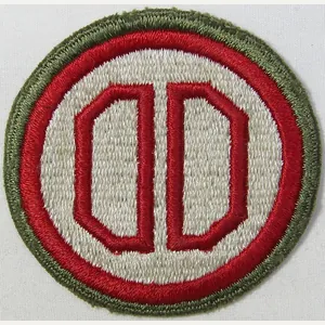 31st Infantry Division OD Border Greenback Patch