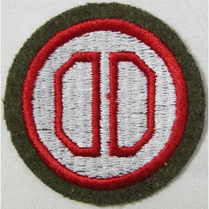 Small 31st Infantry Division Patch on Wool