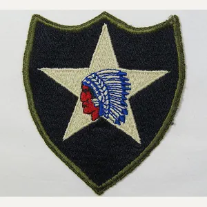 2nd Infantry Division OD Border Whiteback Patch