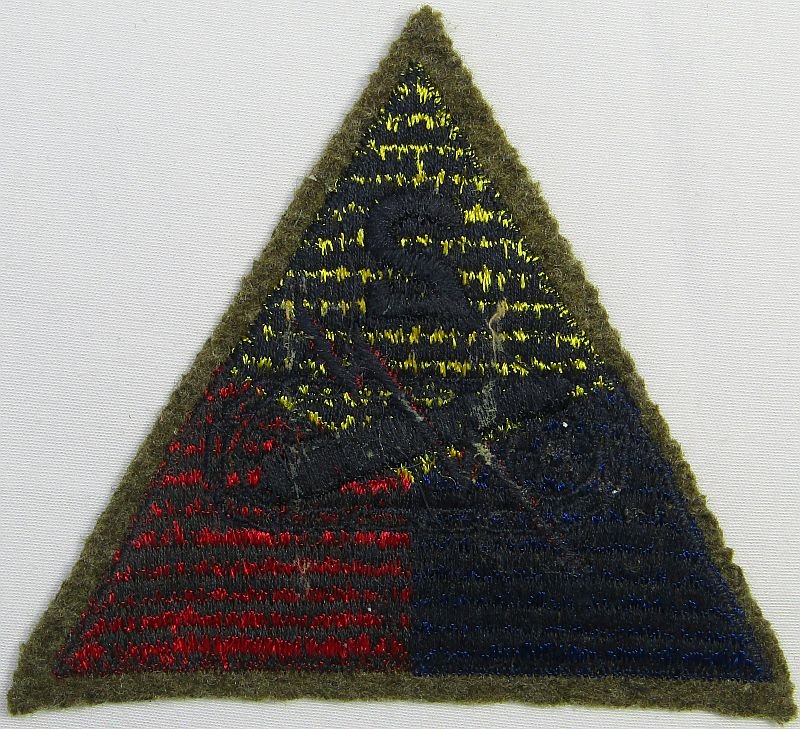 2nd Armored Division Patch on Wool — image 2