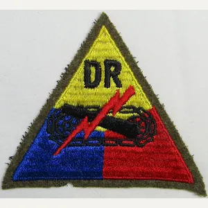 Armor Demonstration Regiment Patch on Wool