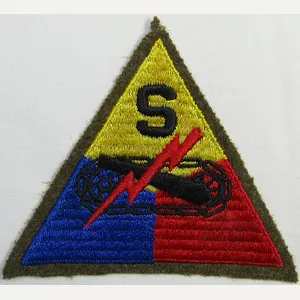 Armor School Patch on Wool
