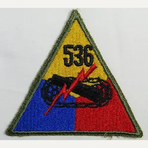 536th Tank Battalion Patch