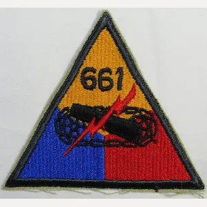 661st Tank Battalion Patch