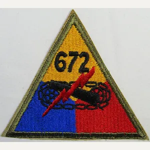 672nd Tank Battalion Patch