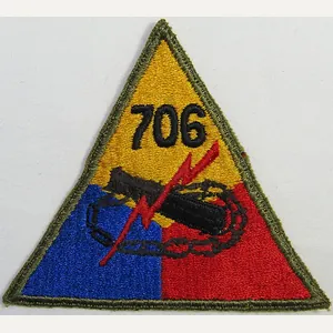 706th Tank Battalion Patch