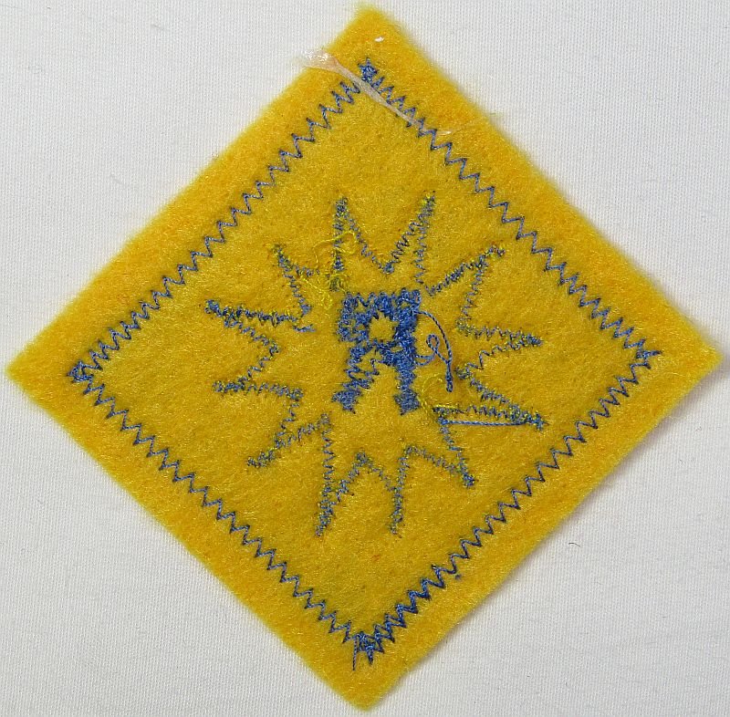 40th Infantry Division Reserve Patch on Felt — image 2
