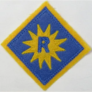 40th Infantry Division Reserve Patch on Felt