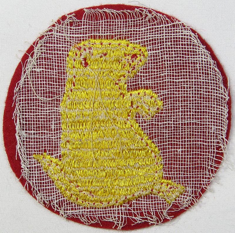 205th-206th Infantry Regiment Patch on Felt — image 2