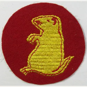 205th-206th Infantry Regiment Patch on Felt