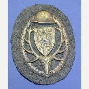 Bavarian Der Stahlhelm Hunting Association Badge