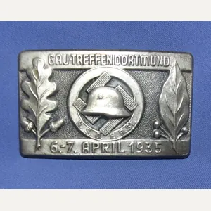 Stahlhelm Gautreffendortmund 6-7 April 1935 Badge