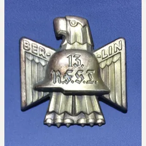 Stahlhelmbund '13. R.F.S.I. Berlin Badge
