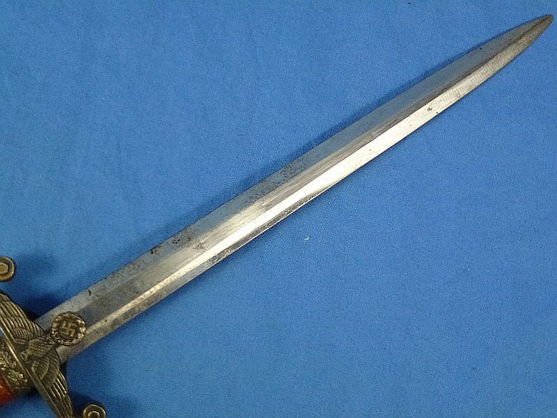 Untouched and Uncleaned German Army Officer Dagger with Hangers — image 4