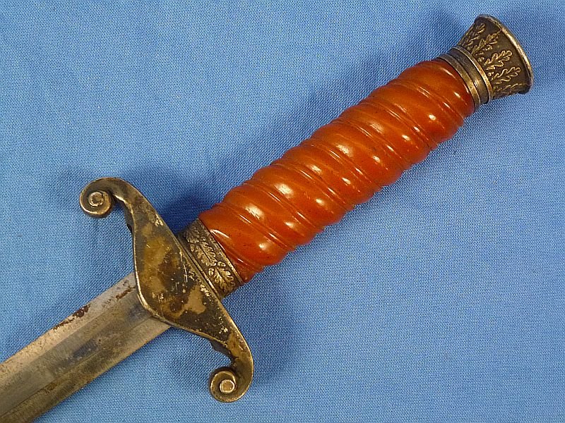 Untouched and Uncleaned German Army Officer Dagger with Hangers — image 7