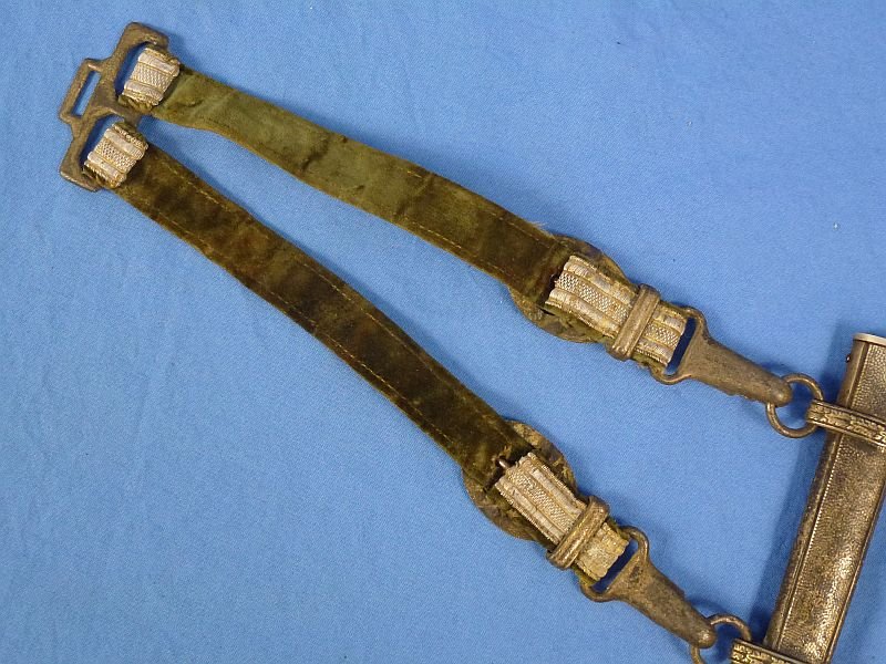 Untouched and Uncleaned German Army Officer Dagger with Hangers — image 9