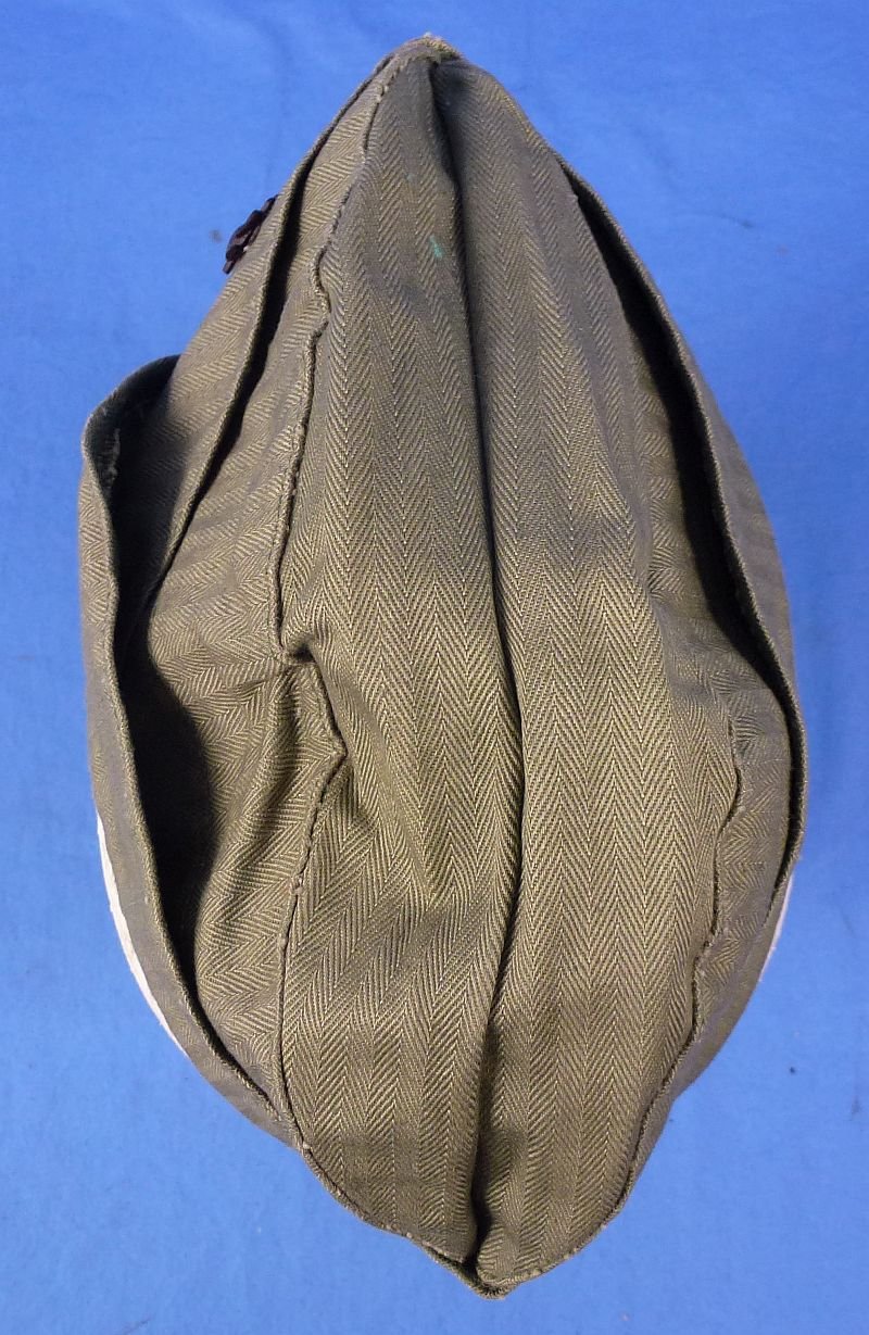 WWII U.S. Marine Corps Woman's HBT Overseas Cap — image 6