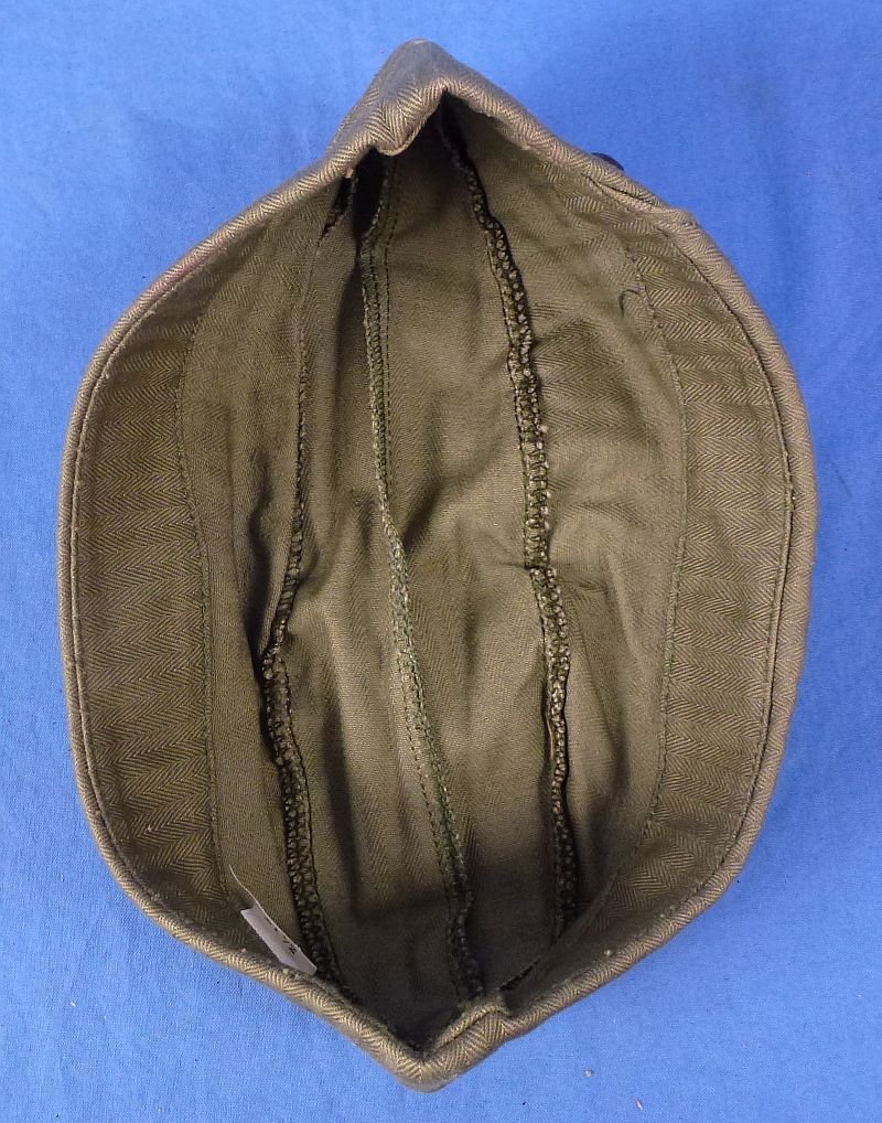 WWII U.S. Marine Corps Woman's HBT Overseas Cap — image 7