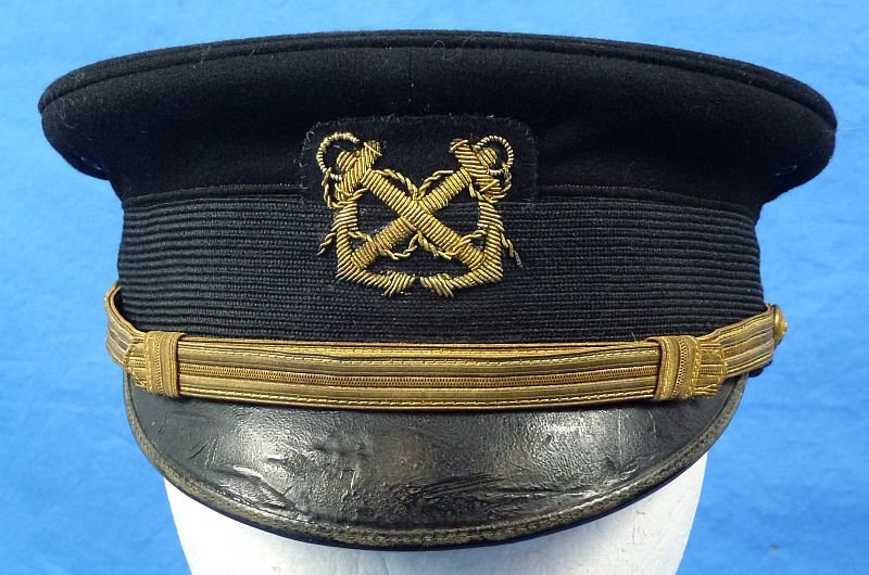 Named U.S. Navy Model 1902 Warrant Officer Visor Cap — image 2