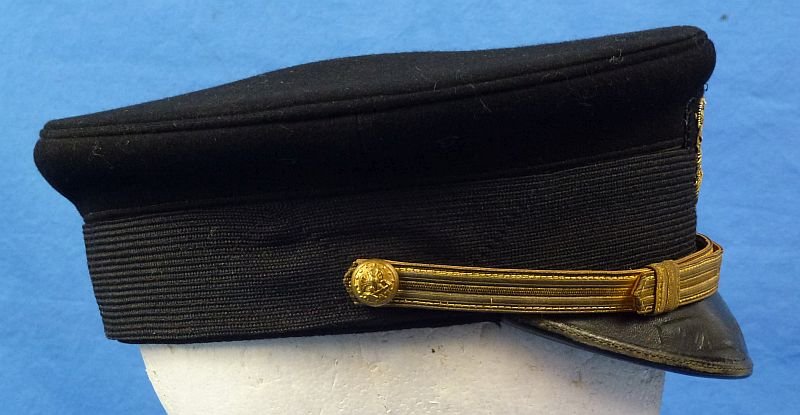 Named U.S. Navy Model 1902 Warrant Officer Visor Cap — image 3