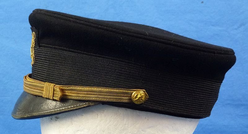 Named U.S. Navy Model 1902 Warrant Officer Visor Cap — image 5