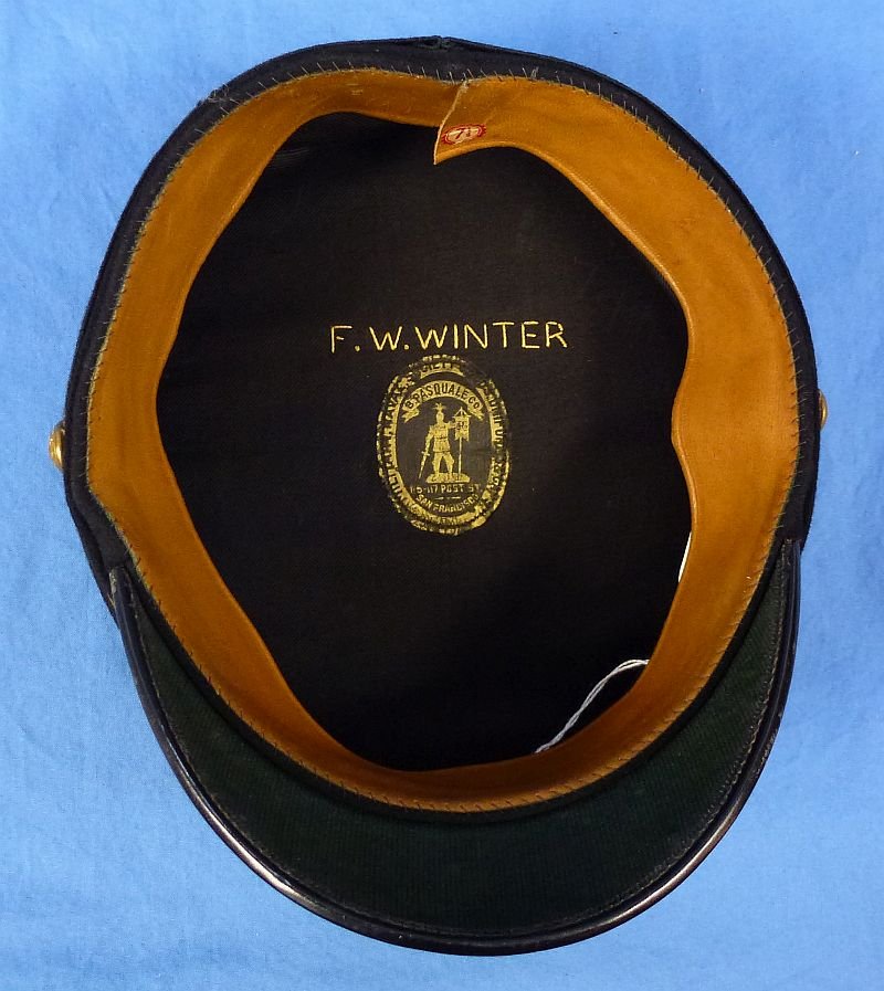 Named U.S. Navy Model 1902 Warrant Officer Visor Cap — image 7