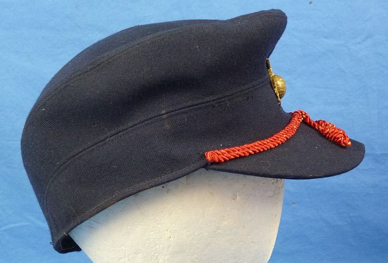 U.S. Marine Corps Woman's Dress Blue EM/NCO Visor Cap — image 3
