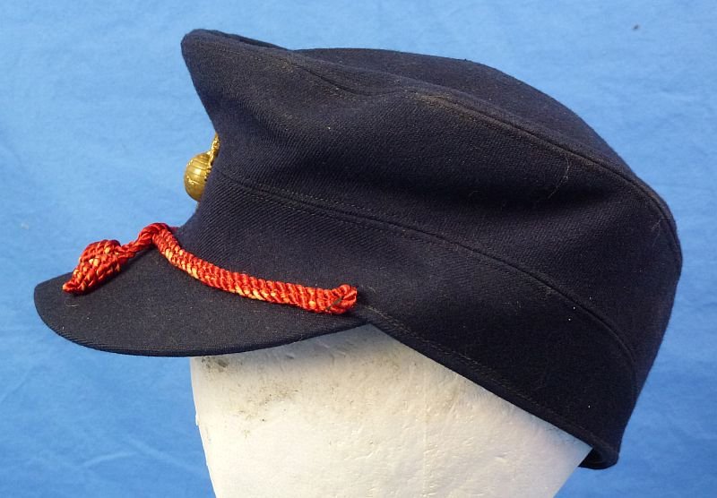 U.S. Marine Corps Woman's Dress Blue EM/NCO Visor Cap — image 5