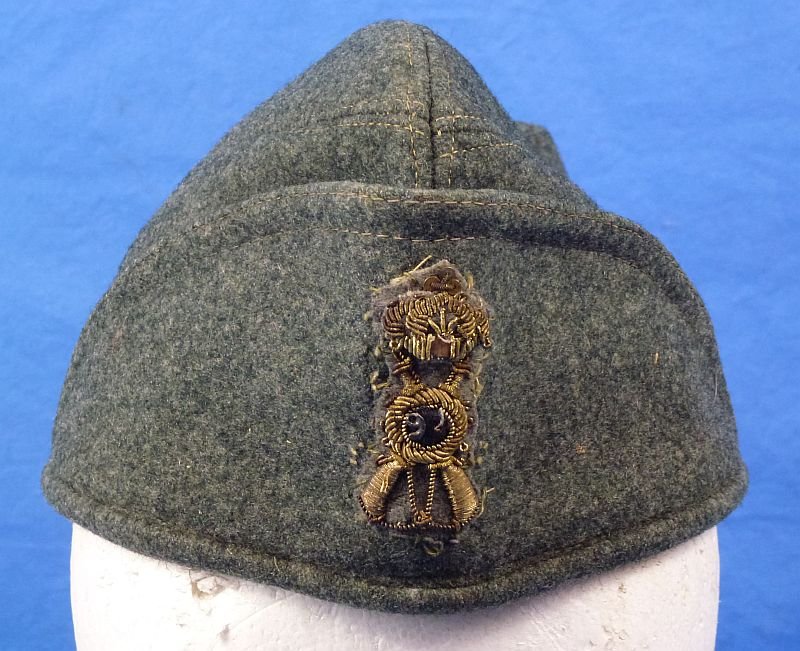 WWII Italian Infantry Officer Bustina Field Cap — image 2