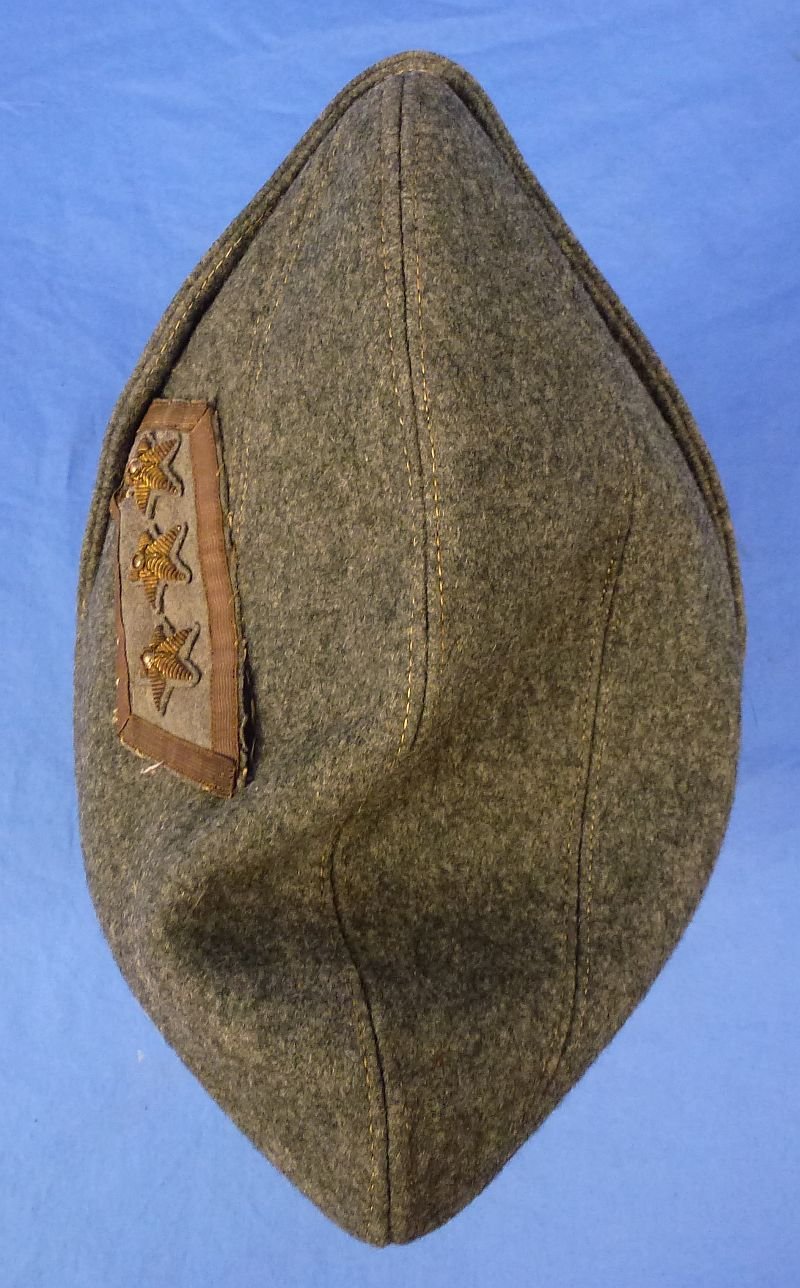 WWII Italian Infantry Officer Bustina Field Cap — image 7