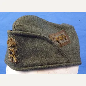 WWII Italian Infantry Officer Bustina Field Cap