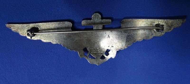 1920's-30's US Navy 2-7/8″ Pilot's Wings – Robbins Co — image 2