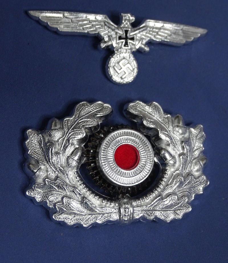 WWII German Customs Visor Hat Wreath & Cockade In Original Wrapper — image 3