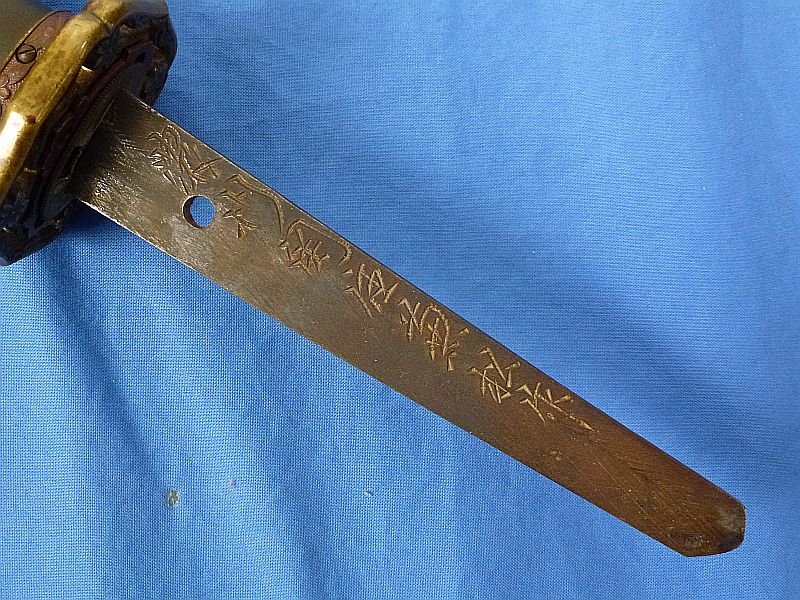 Signed WWII Shin Gunto Japanese Army Officer Sword — image 9