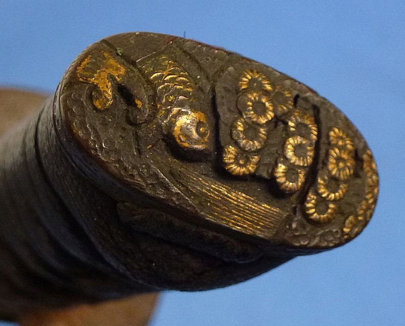 Japanese Wakizashi in Leather Combat Cover for Tank or Aviation Officers — image 10