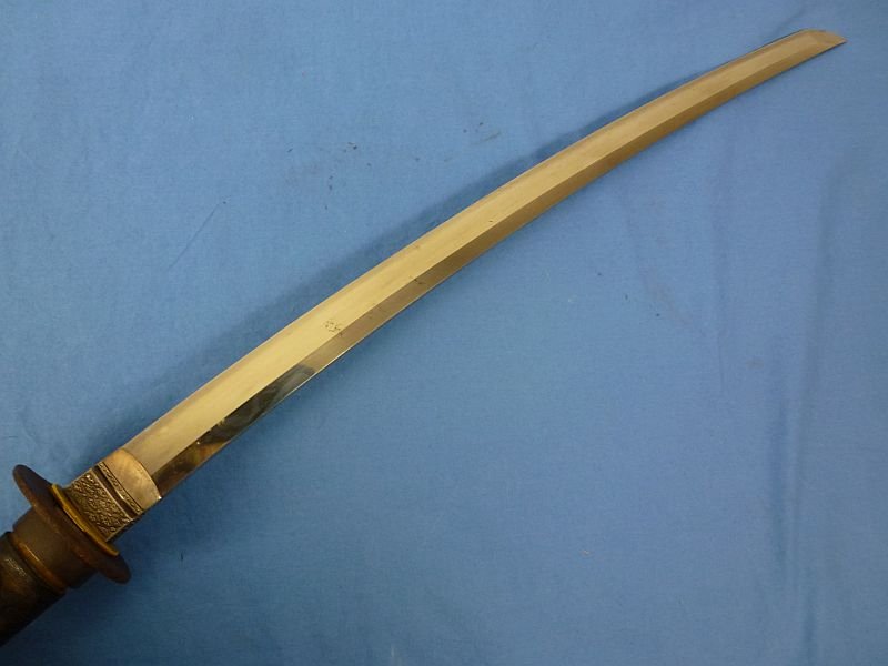 Japanese Wakizashi in Leather Combat Cover for Tank or Aviation Officers — image 5