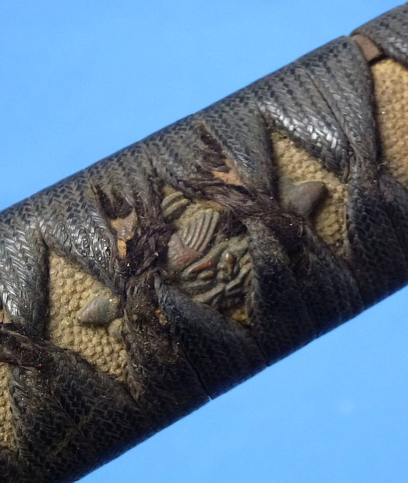 Japanese Wakizashi in Leather Combat Cover for Tank or Aviation Officers — image 9