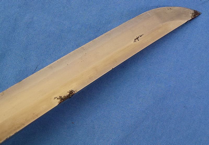 Japanese Katana in Civilian Mounts and Leather Combat Cover — image 6