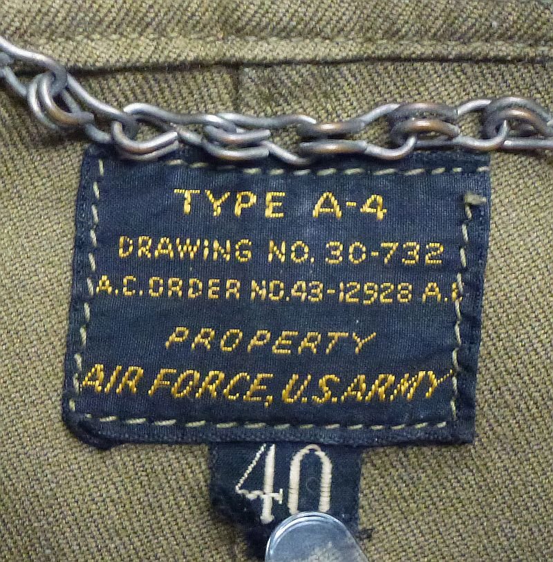 WWII Army Air Force Type A-4 Flight Suit — image 3